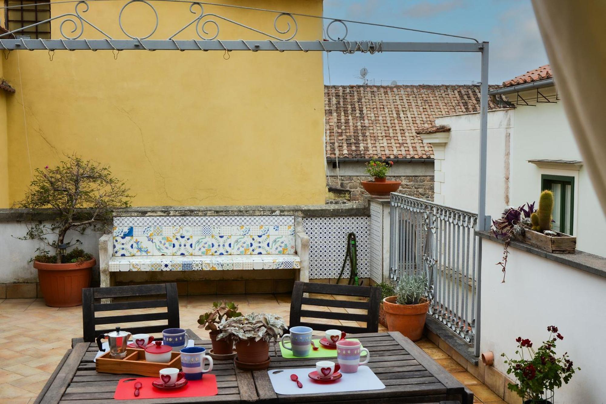 Terrazza Fruscione - Appartamento Con Terrazza Esclusiva Salerno Bagian luar foto