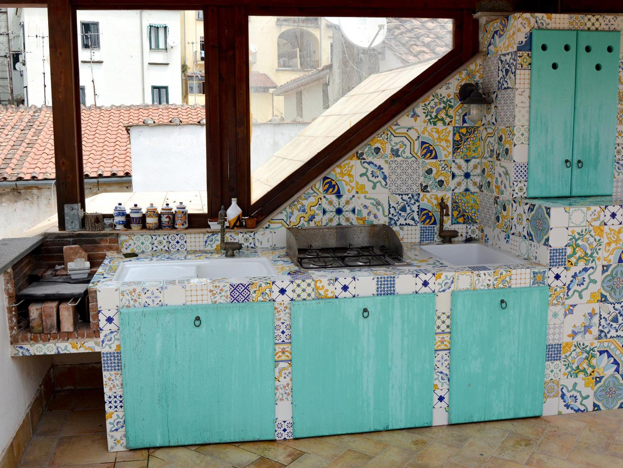 Terrazza Fruscione - Appartamento Con Terrazza Esclusiva Salerno Bagian luar foto